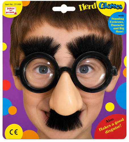 Occhiali nerd ingrandimento