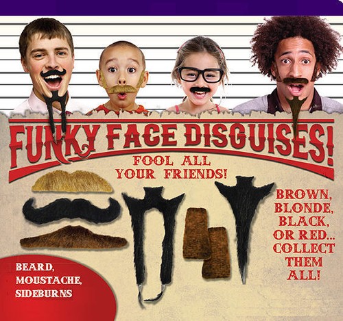 Funky face travestimenti barba - face,
